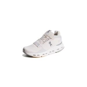 On Women's Cloudnova 2 Sneakers, Sand/Fog, Grey, Off White, 7.5 Medium US